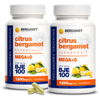BergaMet Citrus Bergamot Supplement 1200mg - 120 Capsules