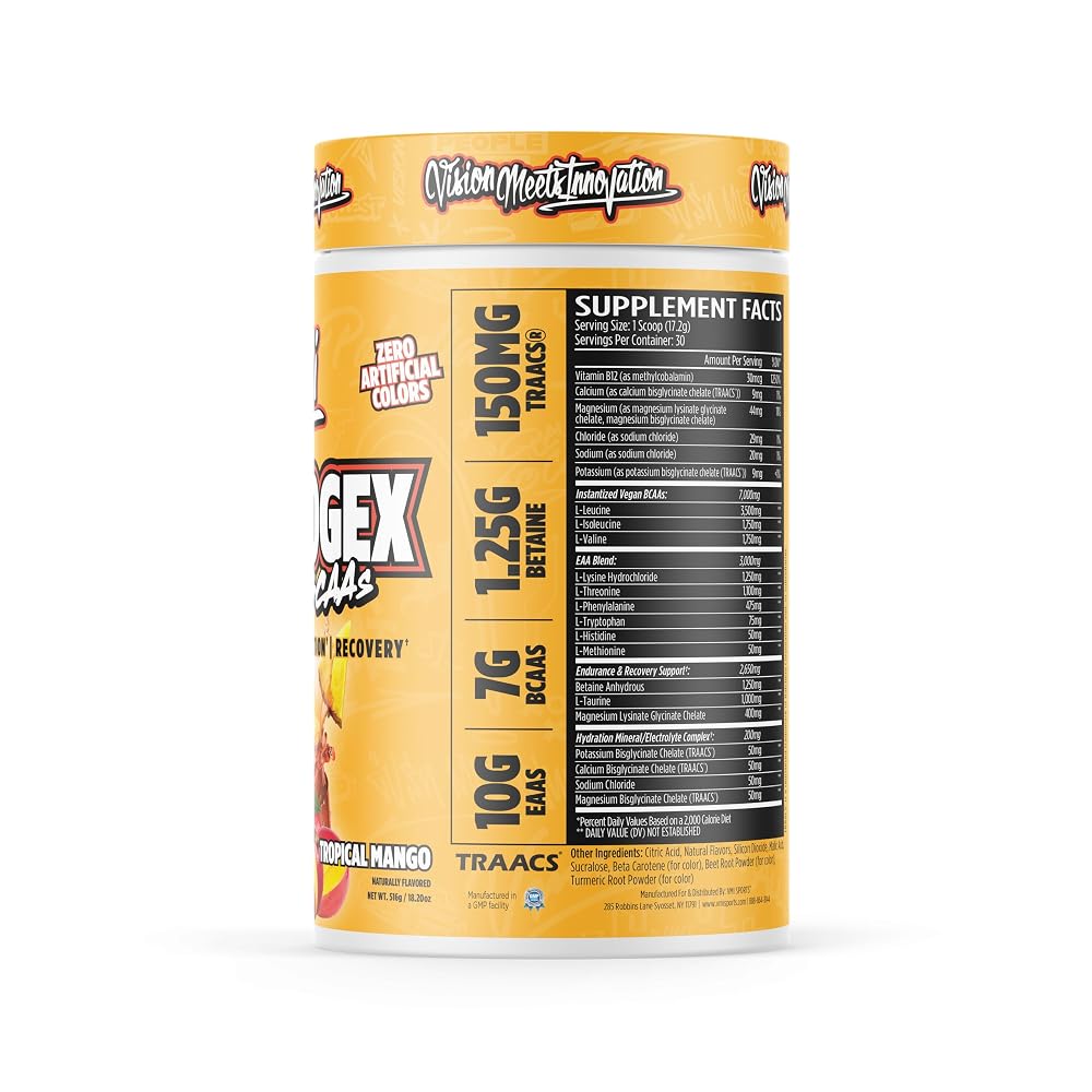 VMI Sports Aminogex Ultra BCAA Powder with Electrolytes - 30 Servings - image 4