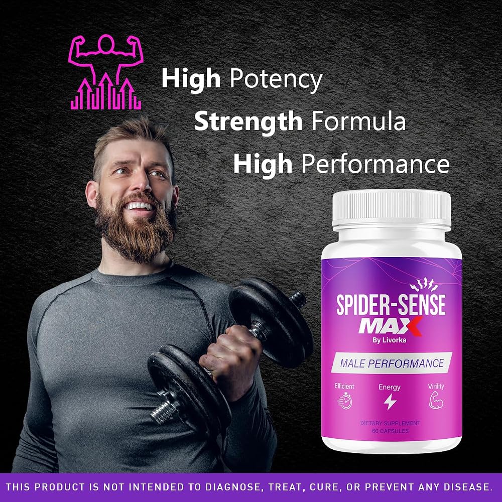 LIVORKA Spider Sense Max Capsules for Men - 60 Capsules - image 3