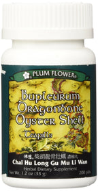 Plum Flower Bupleurum Dragonbone Oystershell Pills - 200 Count