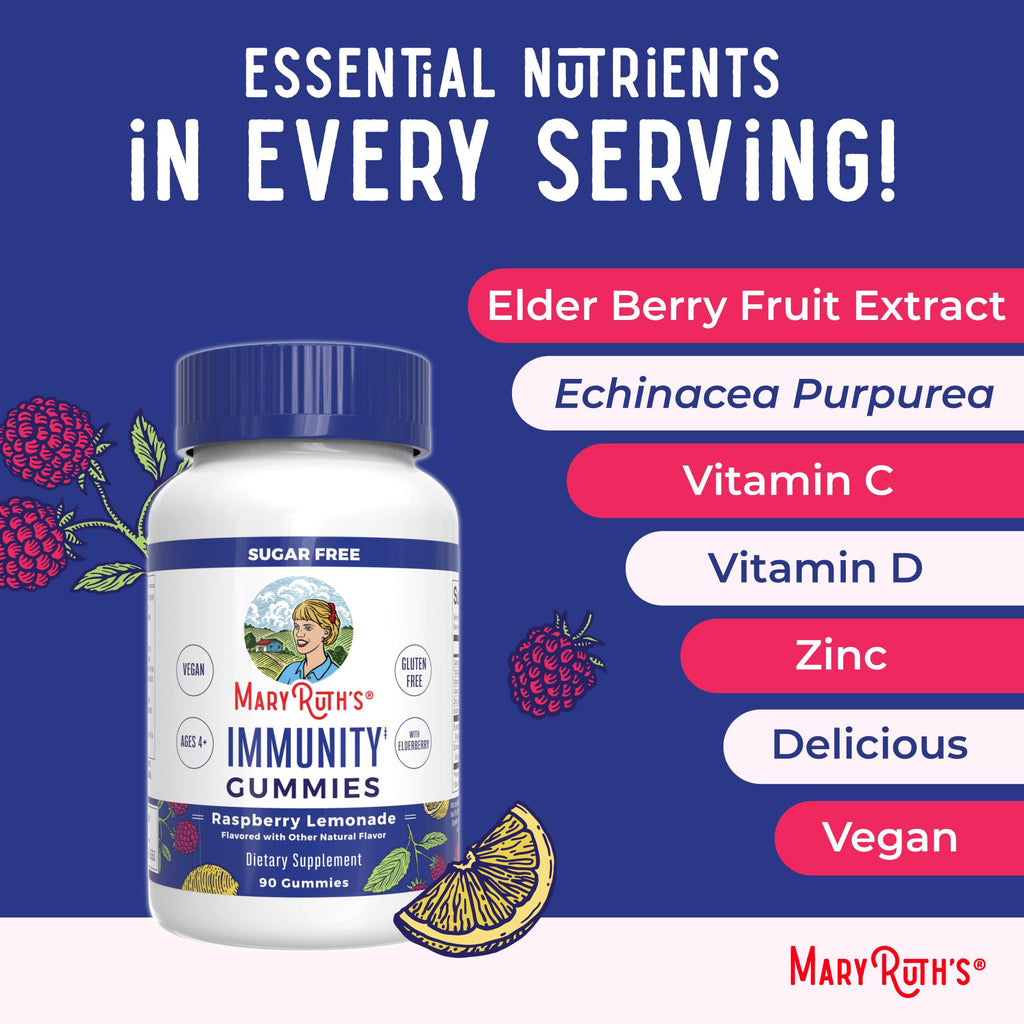 MARYRUTH'S Sugar Free Immunity Gummies