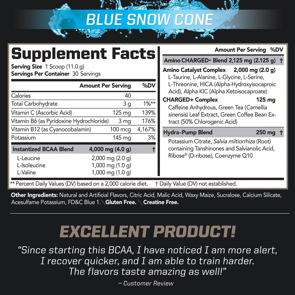 PMD Sports BCAA Charged Amino Drink Mix