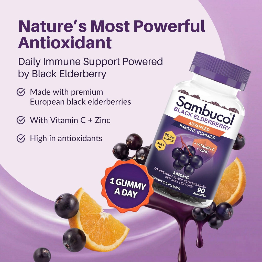 Sambucol Elderberry Gummies Immune Support - 90 Count - image 3