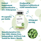 Nature Restore Gotu Kola Extract 500mg Brain Focus - 90 Capsules - image 4