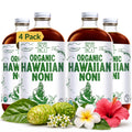 Healing Noni Hawaiian Pure Noni Juice - 4 x 32 fl oz