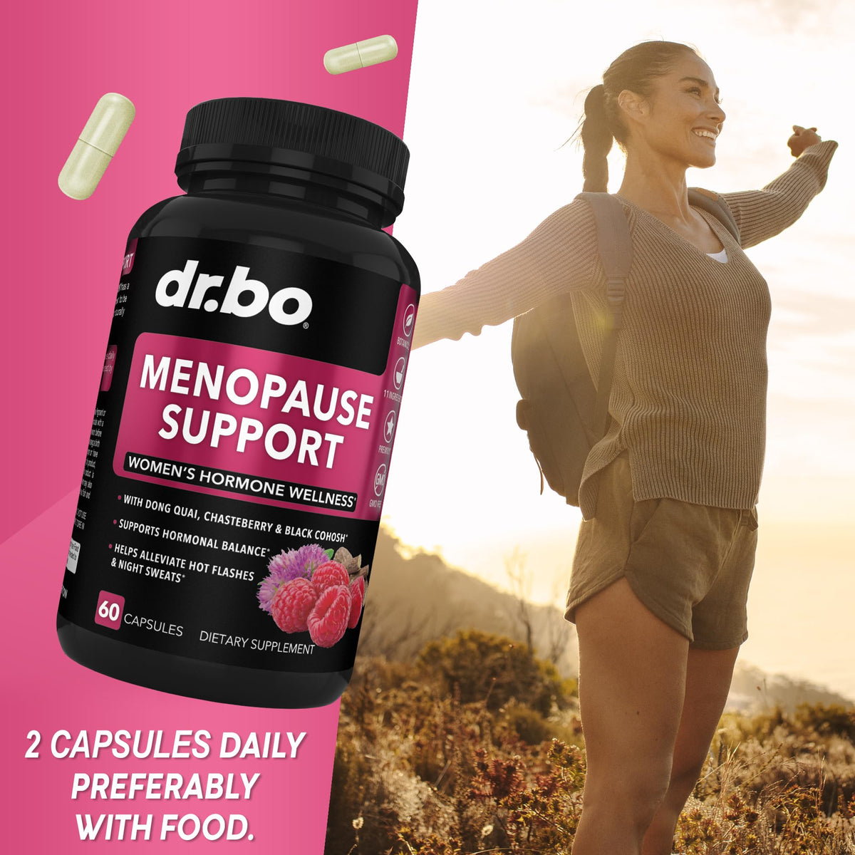 DR. BO Menopause Support Supplement - 60 Capsules - image 7