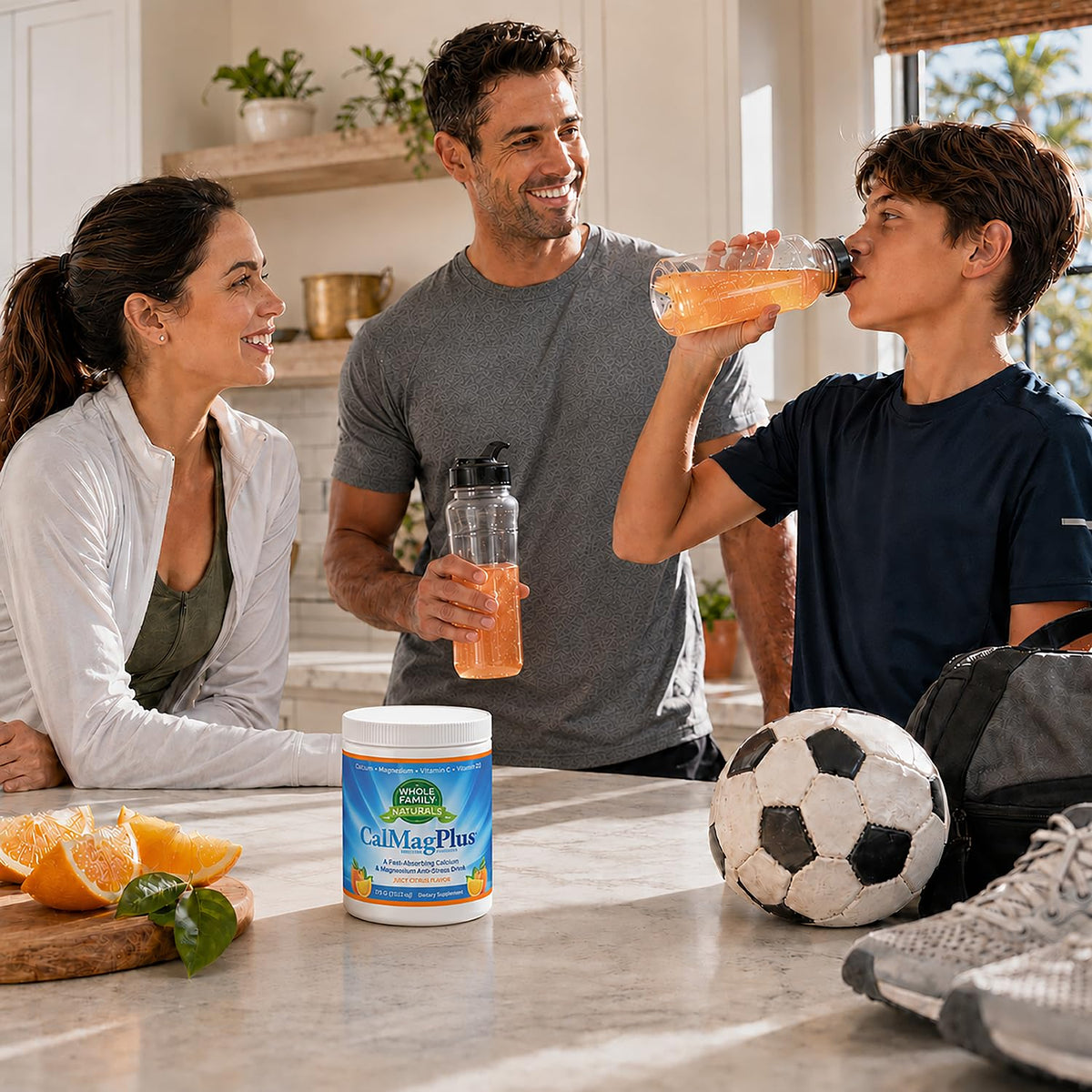 Whole Family Naturals Calcium Magnesium Powder Supplement - CalMag