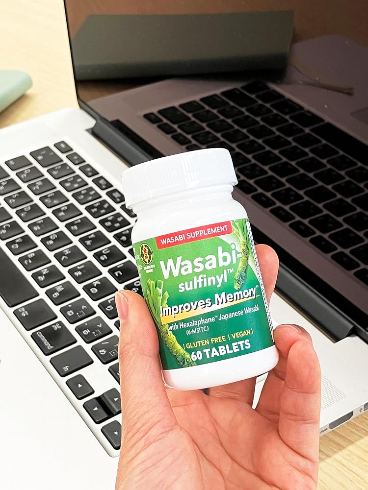 KINJIRUSHI BRAND Wasabi Cognitive Supplement with 6-MSITC - 60 Tablets - image 5