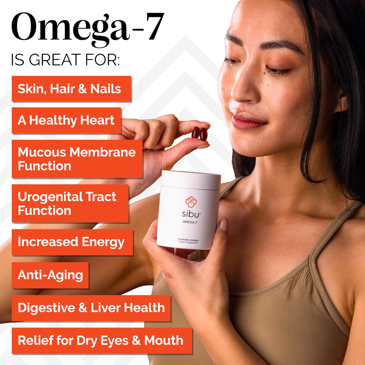 sibu Sea Buckthorn Omega-7 Softgels - 60 Count - image 3