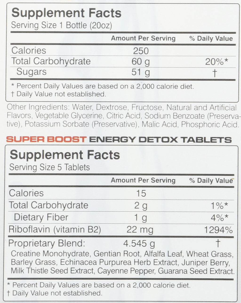 Herbal Clean - QCarbo20 Same-Day Detox Drink+Tablets - image 9