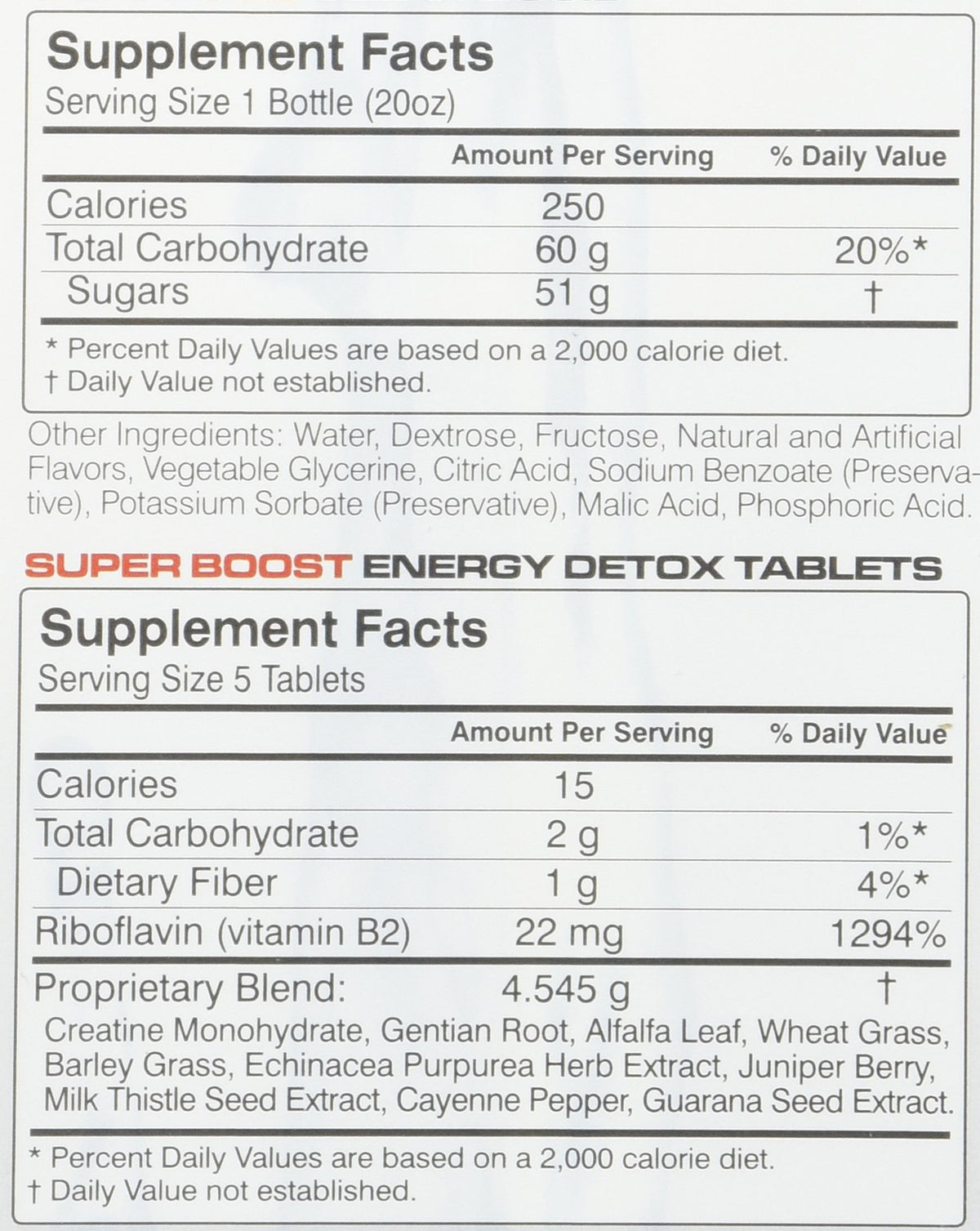 Herbal Clean - QCarbo20 Same-Day Detox Drink+Tablets - image 9