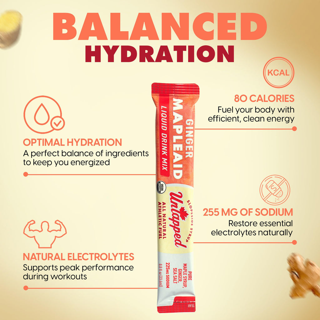 Untapped Ginger Mapleaid Electrolyte Drink Mix - 20 Packets - image 2