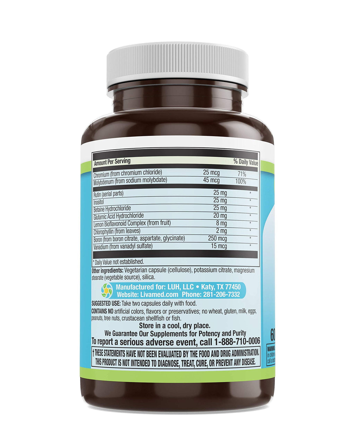 Livamed Ultimate Capsule Multivitamin - 60 Vegetarian Capsules - image 3