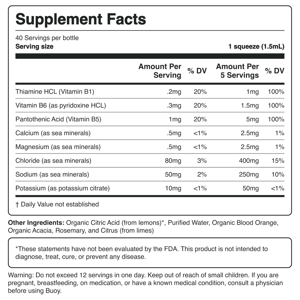 Buoy Electrolyte Drops Hydration Supplement - 120 Servings - image 9