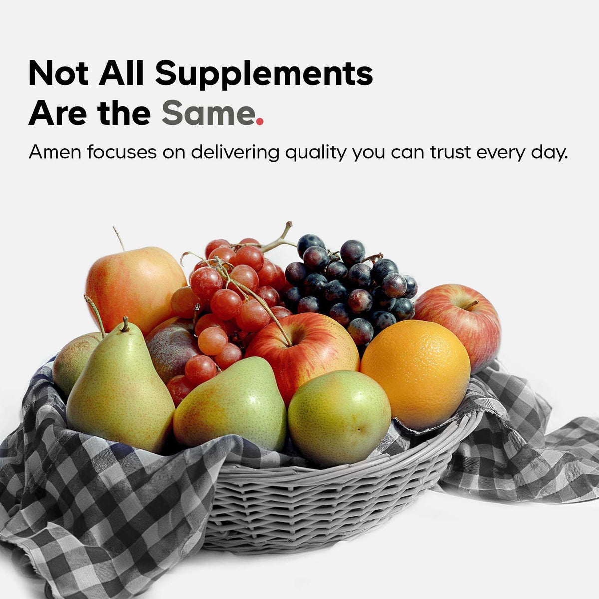 Amen Fruits & Veggies Vitamins Bundle - 180 Capsules - image 8