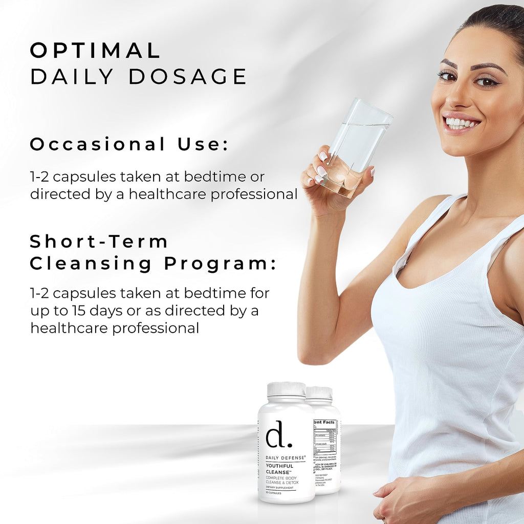 Daily Defense 14 Day Cleanse Pills Colon Cleanser - 30 Capsules - image 8