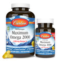 Carlson Maximum Omega 2000 Fish Oil 2000 mg - 90 Softgels