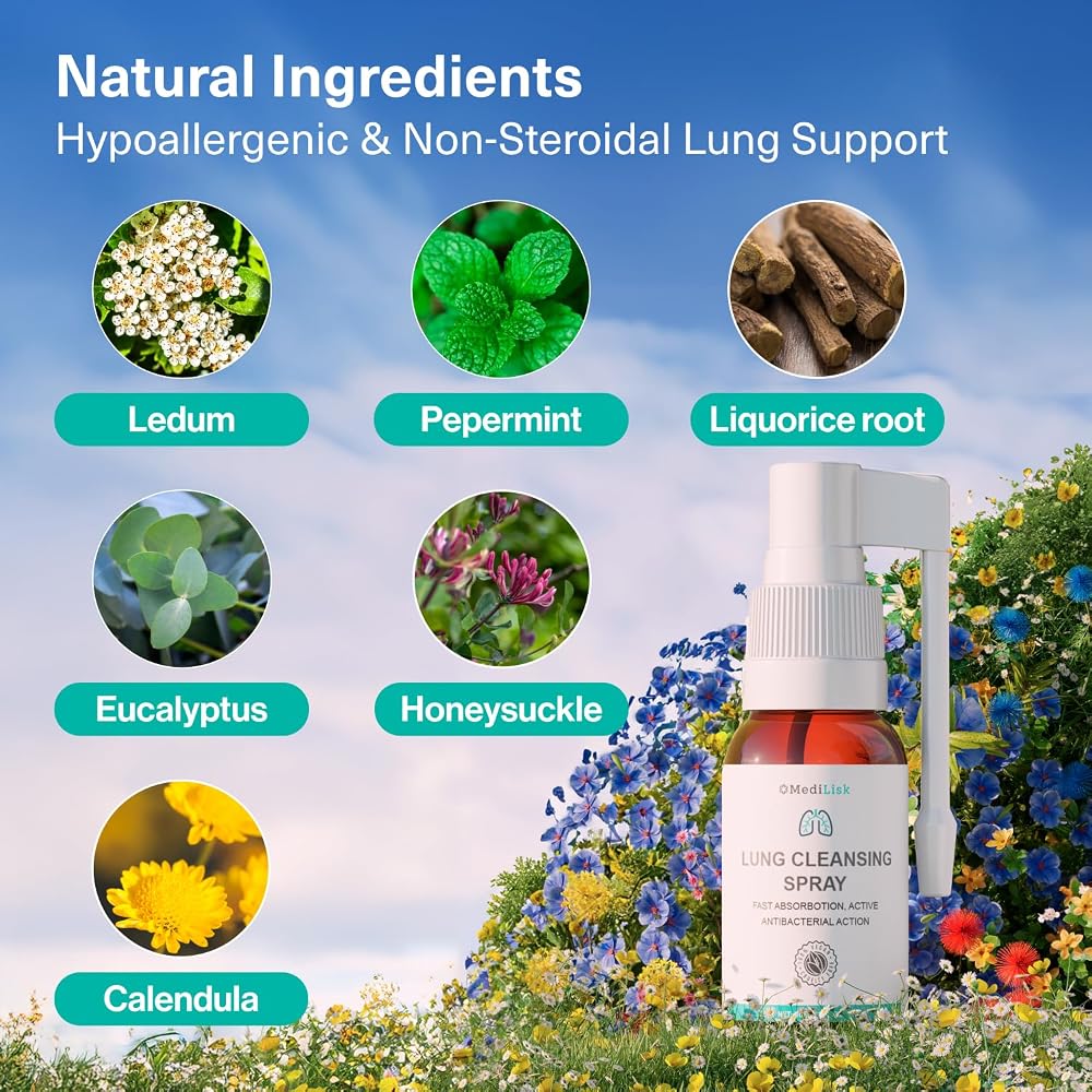 MediLisk Lung Support Spray - 1 Fl Oz - image 3