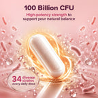 Wholesome Wellness Dr. Formulated Raw Probiotics for Women 100 Billion CFUs - image 5