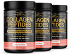 FREZZOR Collagen Peptides Powder, 100% Grass-Fed - 3 x 7.9 oz