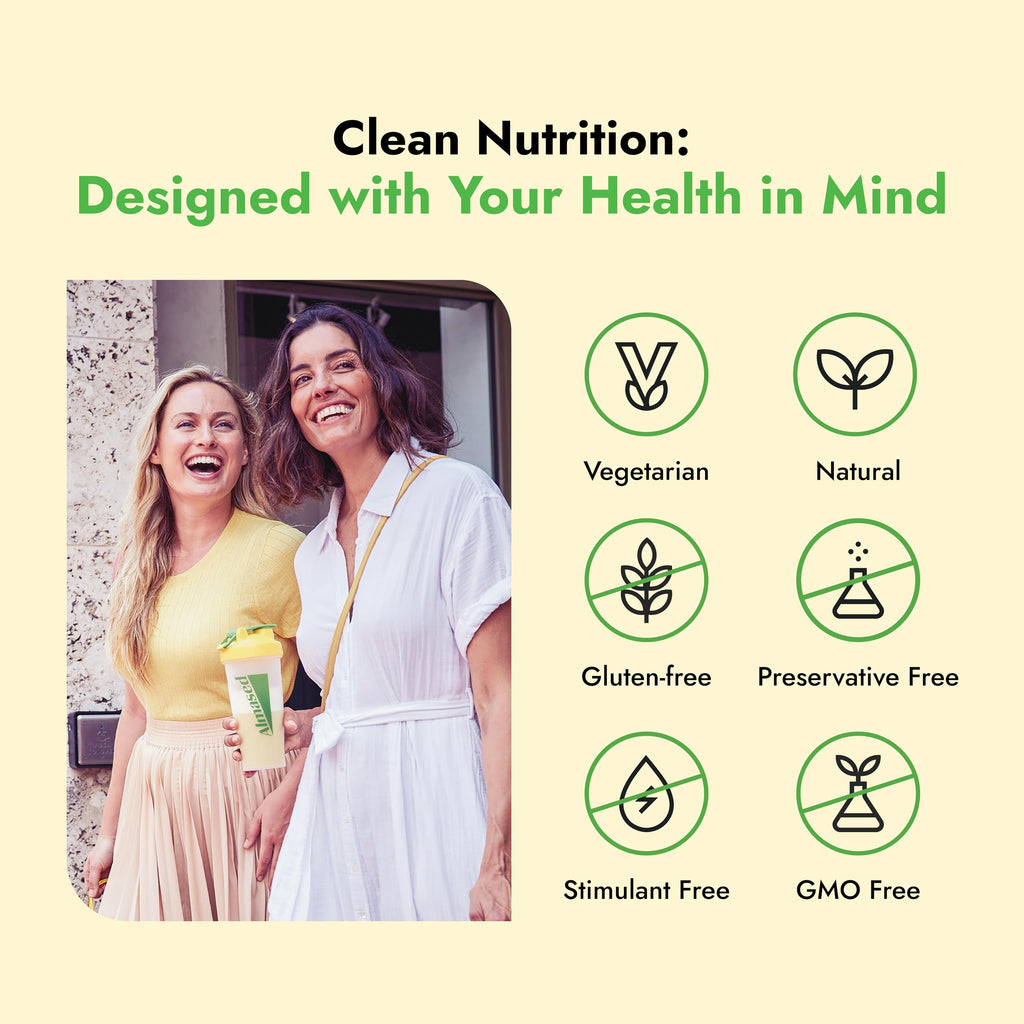 Almased Vanilla Meal Replacement Shake - Low-Glycemic High Plant Base