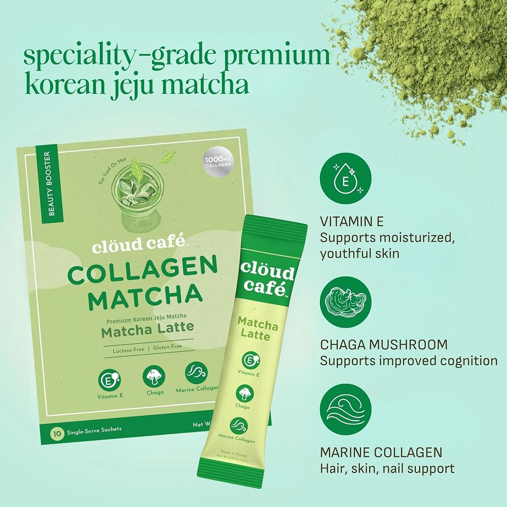 Clöud Café Collagen Infused Tea Powder