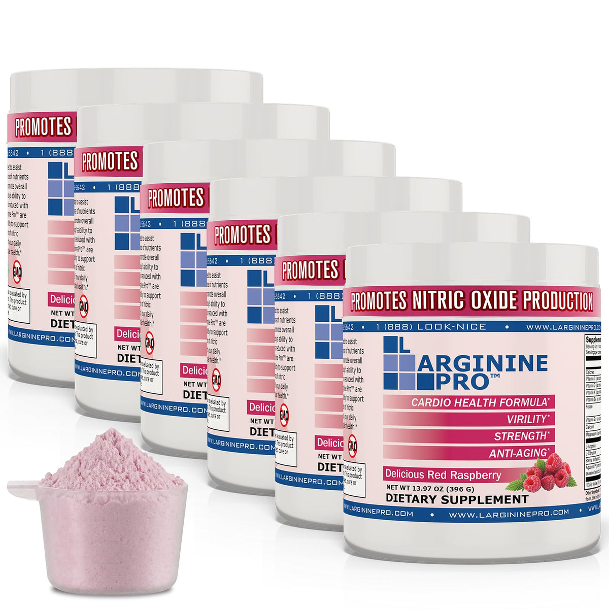 L-Arginine PRO Powder Drink Mix 5,500mg - 30 Servings