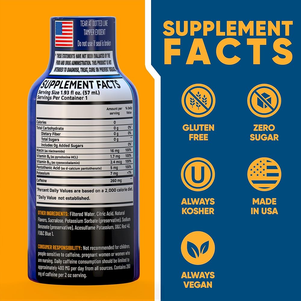 Vitamin Energy B12 Overload Extra Strength Energy Shot