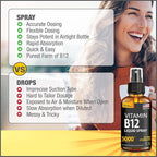 Salt Lake Supplements Liquid B12 Spray 5000 mcg Methylcobalamin - 2 Pack - image 3