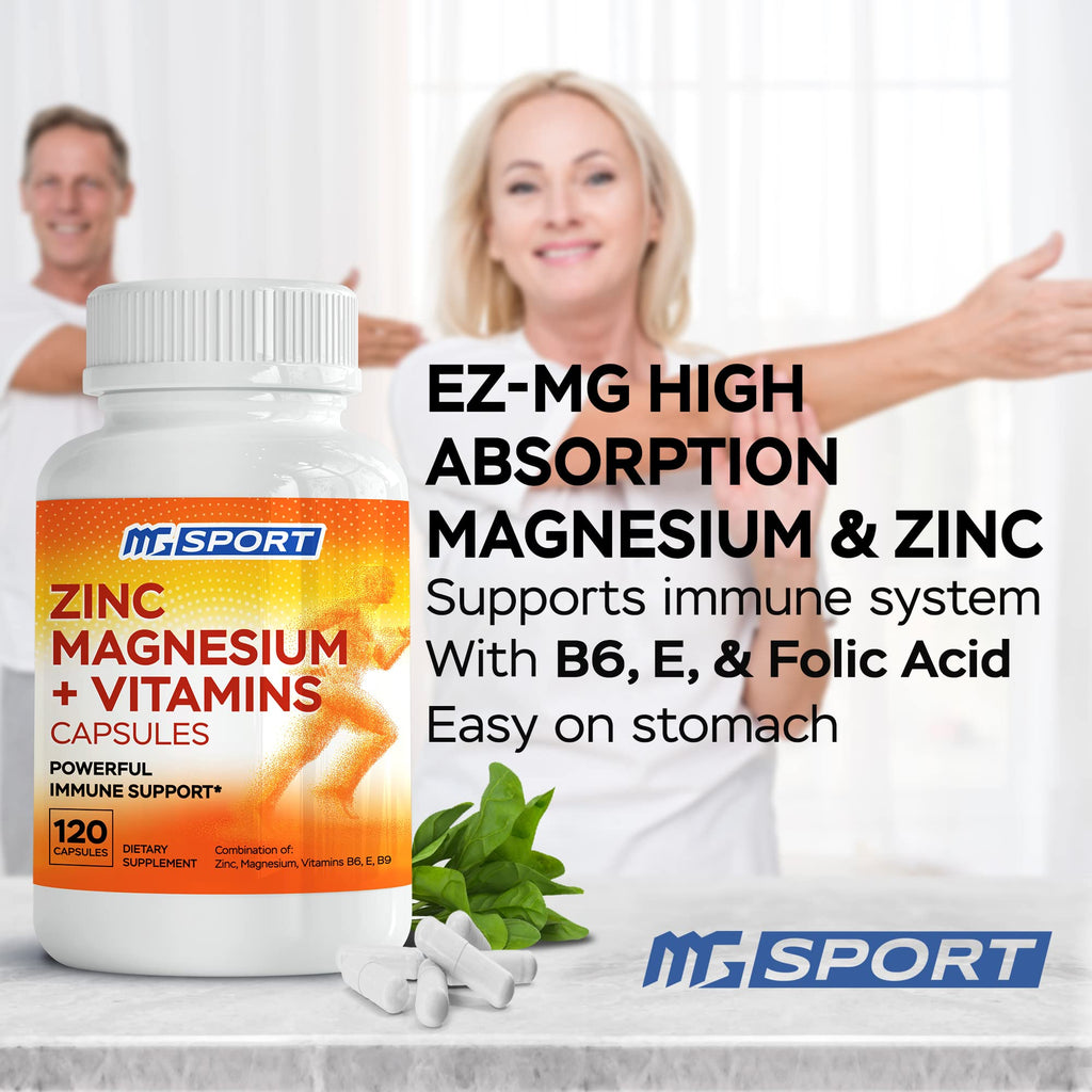 MgSport ZMA Supplement - 120 Capsules - image 3