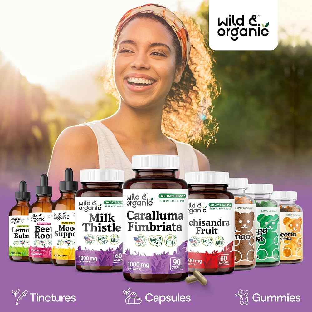 Wild & Organic Caralluma 1000 mg Overall Support - 90 Capsules - image 6