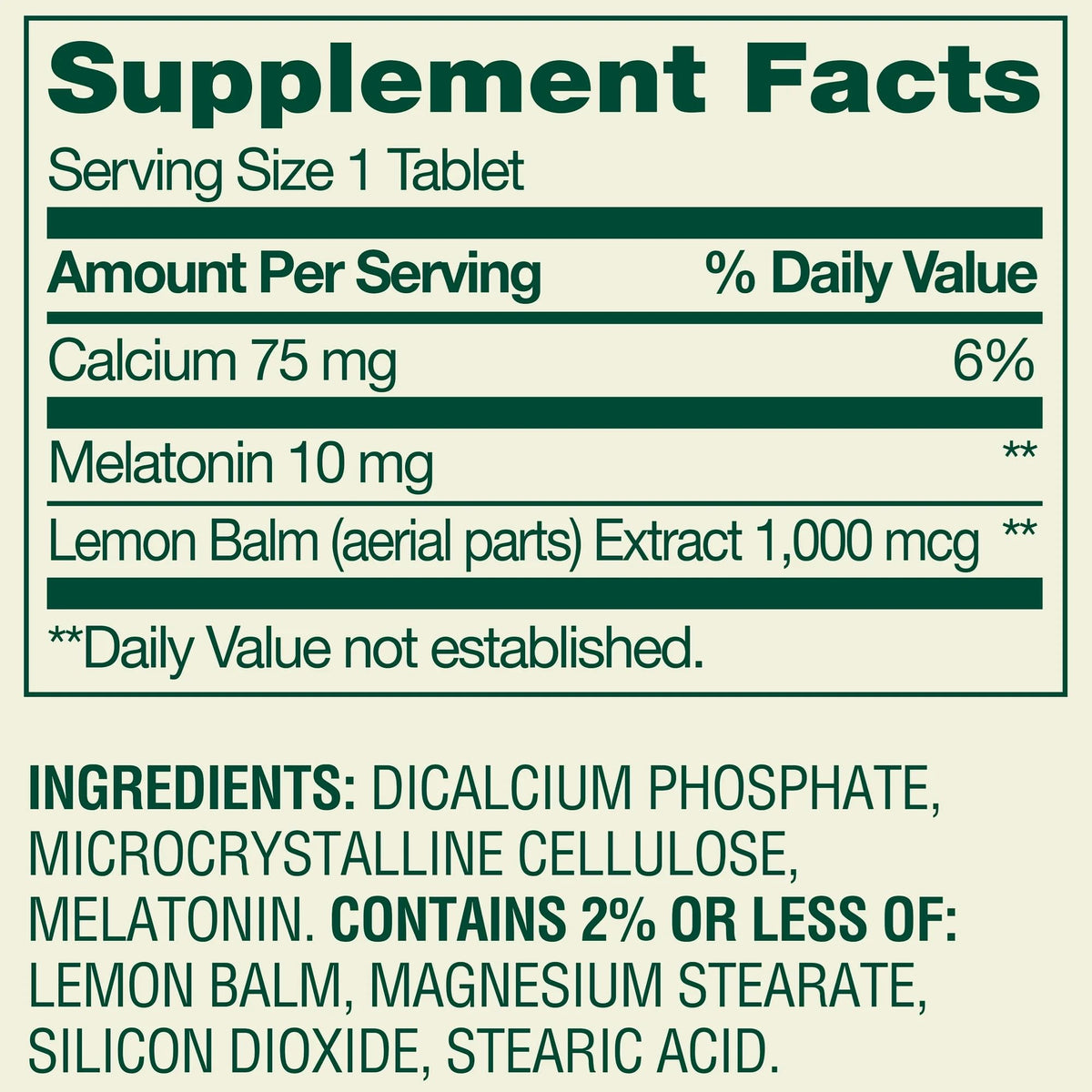 Spring Valley Extra Strength Melatonin 10 mg Sleep Support - 240 Tablets - image 2