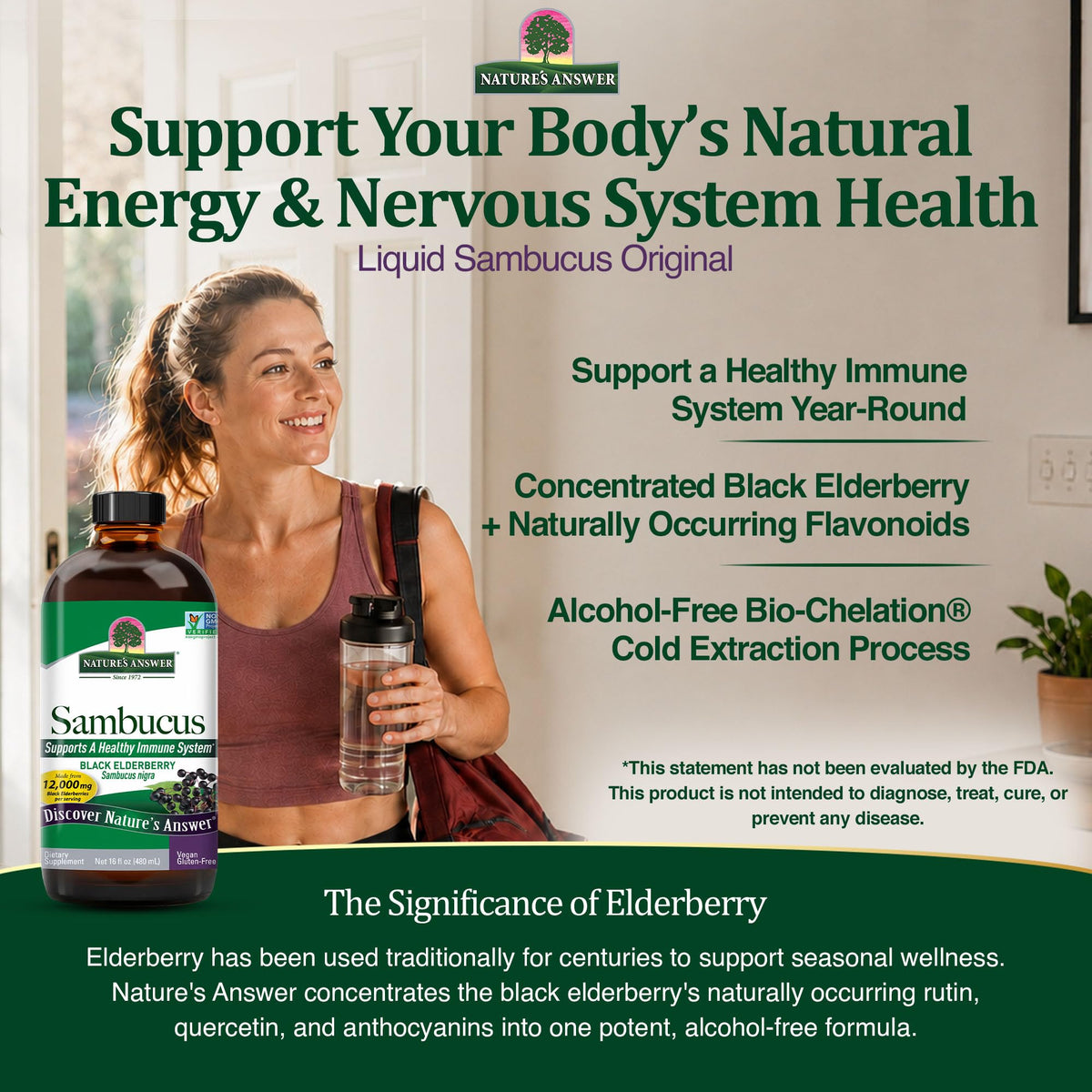 Nature's Answer Sambucus Original Elderberry Extract - 16 fl oz - image 5