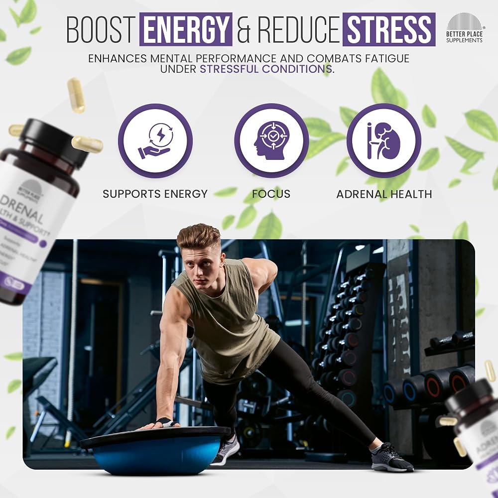 Better Place Organics Adrenal Health Support - 60 Capsules - image 2