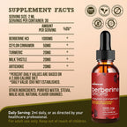 musebeam Organic Berberine HCl 1000mg Liquid Drops - Ceylon Cinnamon