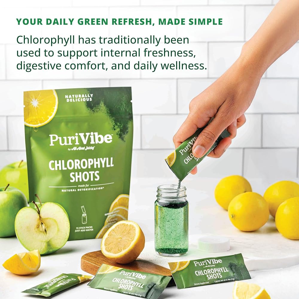 All About Juicing Chlorophyll Green Juice Shots - Clean Energy