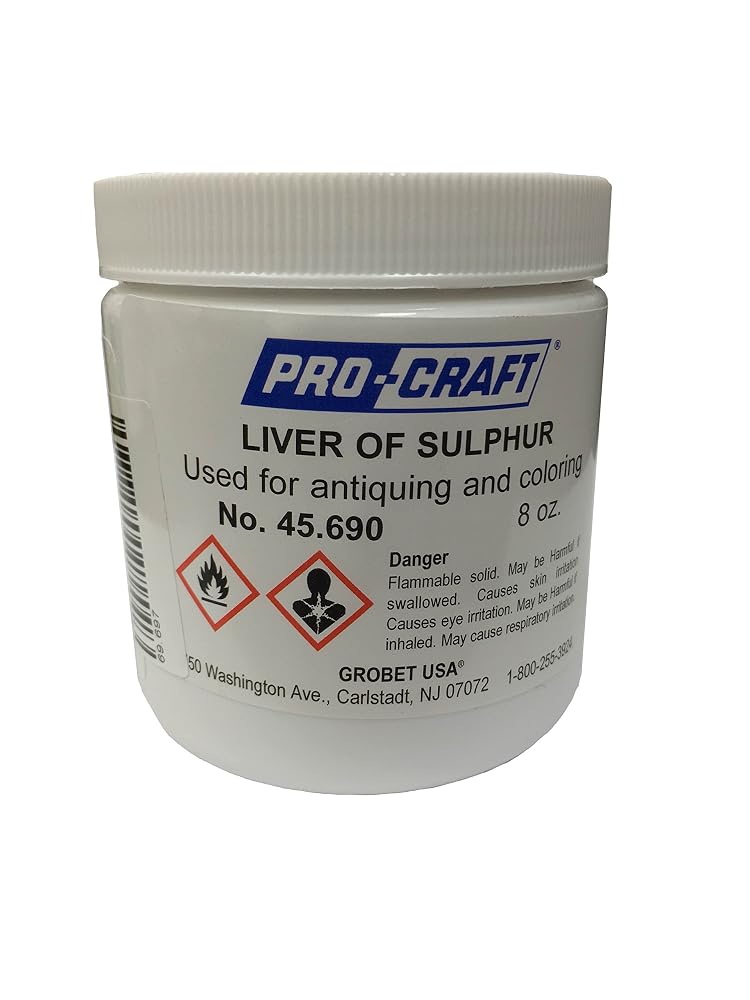 Paaz Jewelry Supply Pro-Craft Liver of Sulphur - 8 oz