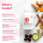 UltraCur UltraMetabolic Berberine Complex with Curcumin - 180 Capsules - image 5