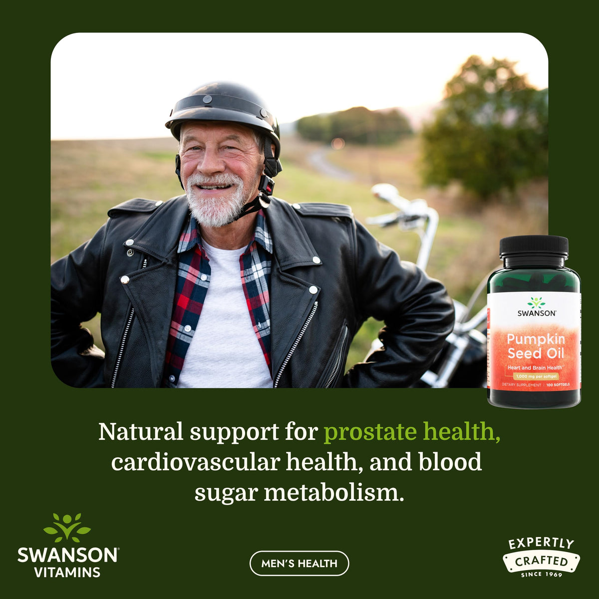 Swanson Pumpkin Seed Oil 1000mg Prostate Support - 100 Softgels - image 2