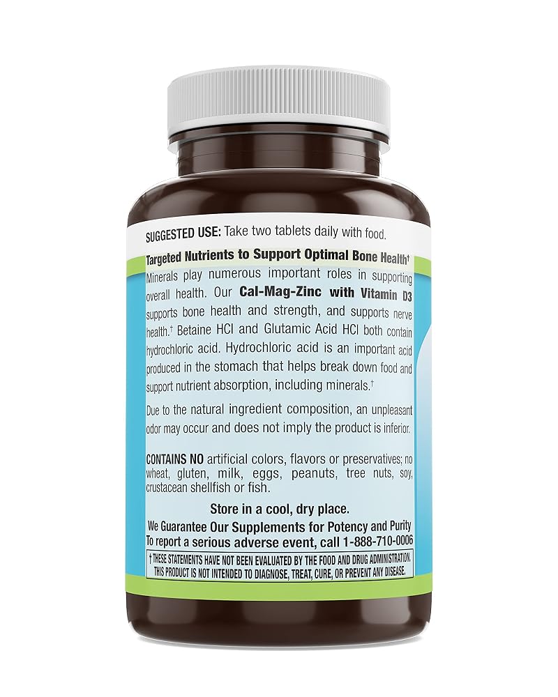 Livamed Cal-Mag-Zinc with Vitamin D3 Bone Strength - 100 Tablets - image 3