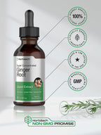 Horbäach Ginger Root Extract Liquid Alcohol Free - 2 Fl Oz - image 5
