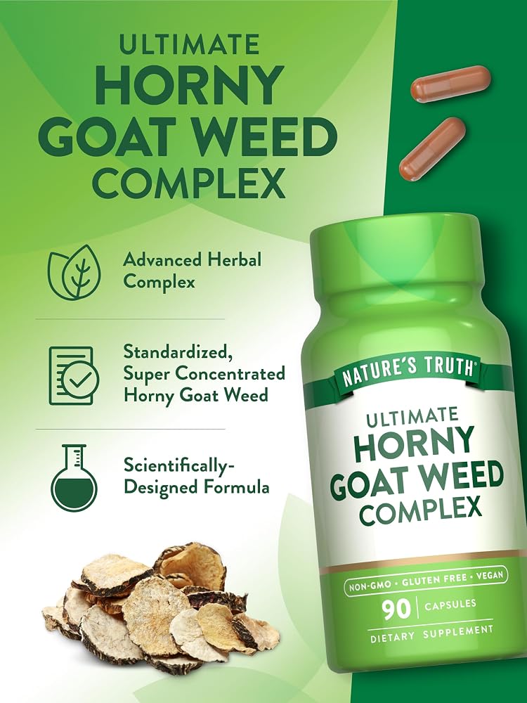 Nature's Truth Horny Goat Weed Complex with Maca Root - 90 Capsules - image 5
