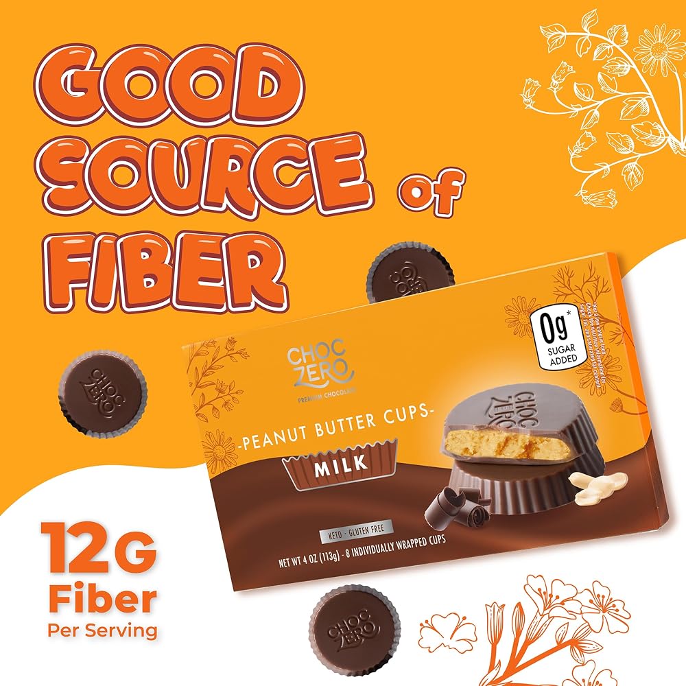 ChocZero Sugar Free Milk Chocolate Peanut Butter Cups - 4 Pack - image 4