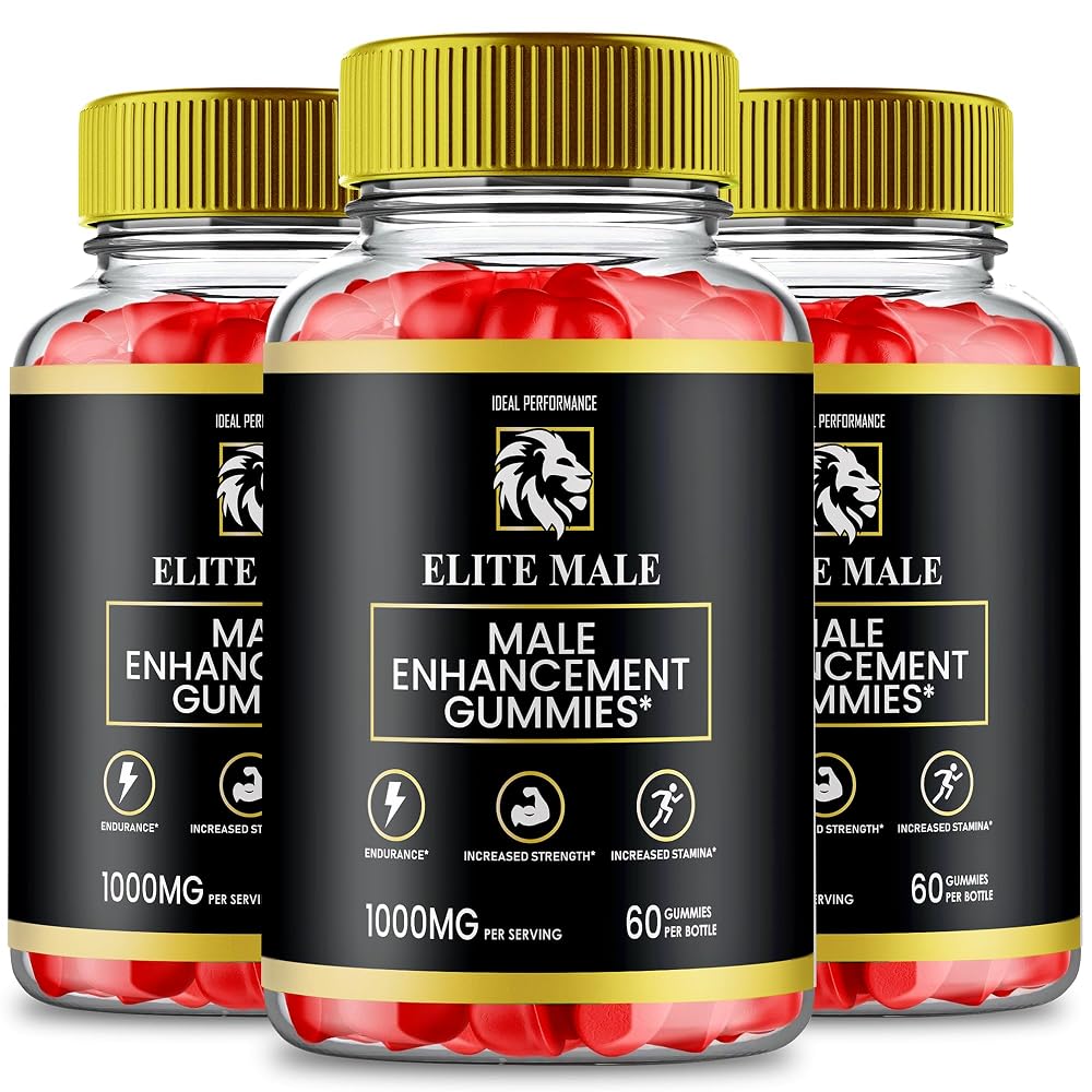 IDEAL PERFORMANCE EliteMale Gummies Maximum Strength - 180 Count