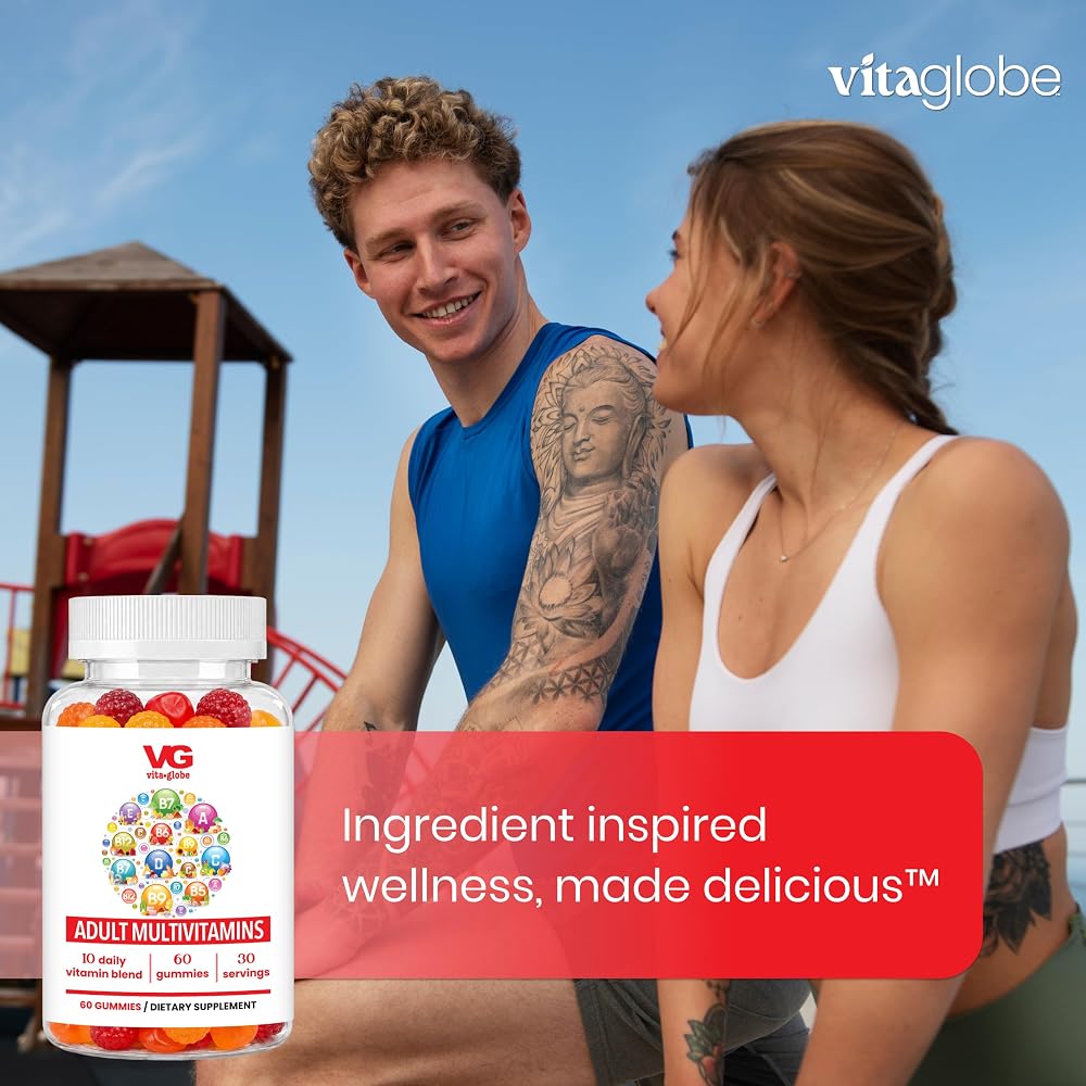 VITA GLOBE Adult Multivitamin Gummies with 9 Vitamins - 120 Gummies - image 6