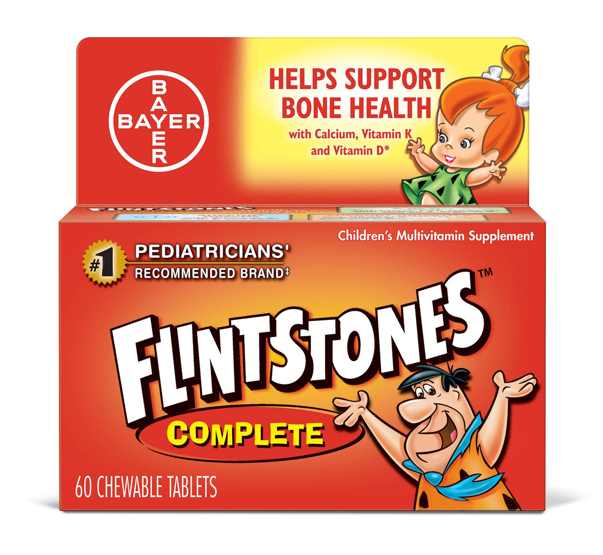 Flintstones Vitamins Complete Multivitamin Chewables - 60 Count