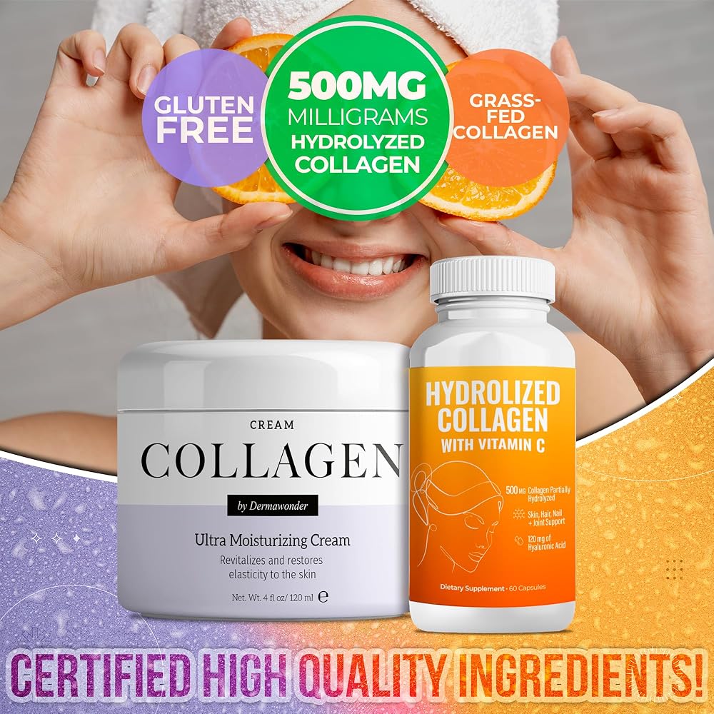 AURA VITAMINS Ultra Collagen Pack with Vitamin C - 60 Capsules - image 5