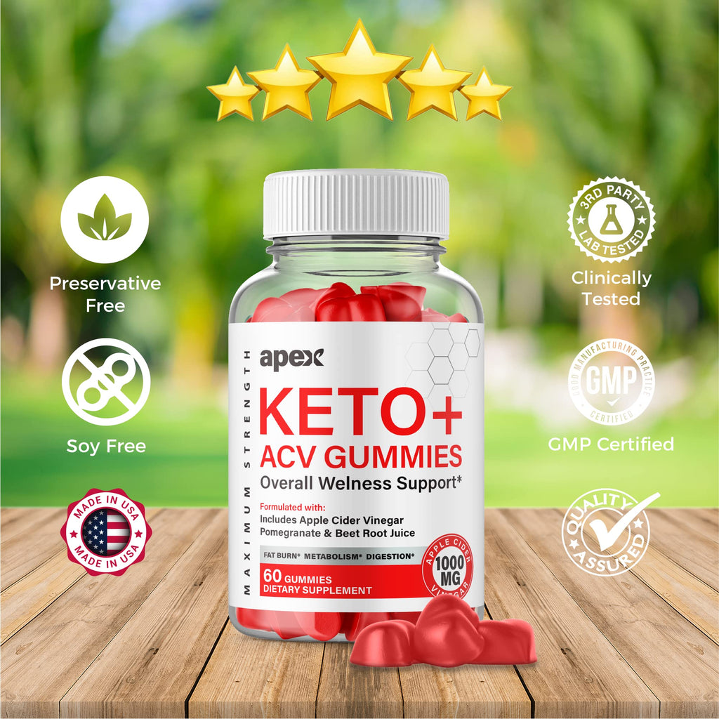 IDEAL PERFORMANCE Apex Keto ACV Gummies - 300 Count - image 5