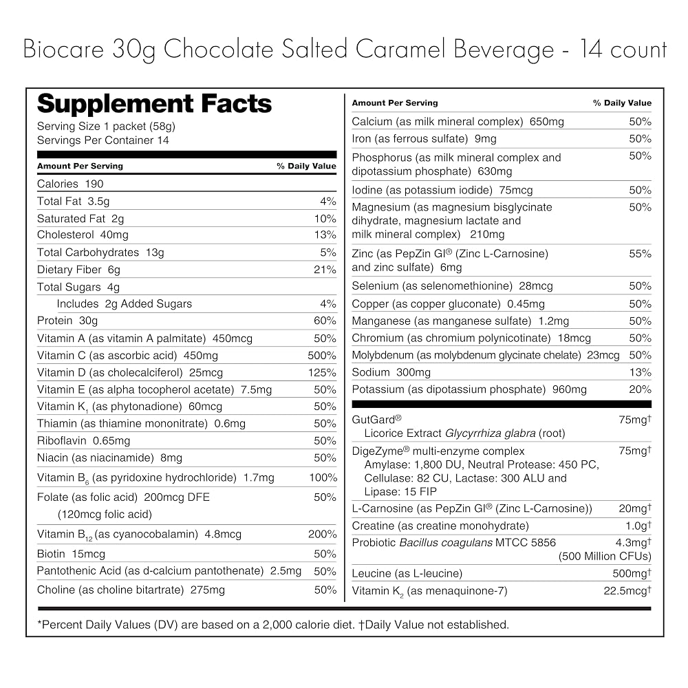 Biocare Nutritional Beverage for GLP-1 Users Protein Shake - 14 Count - image 2