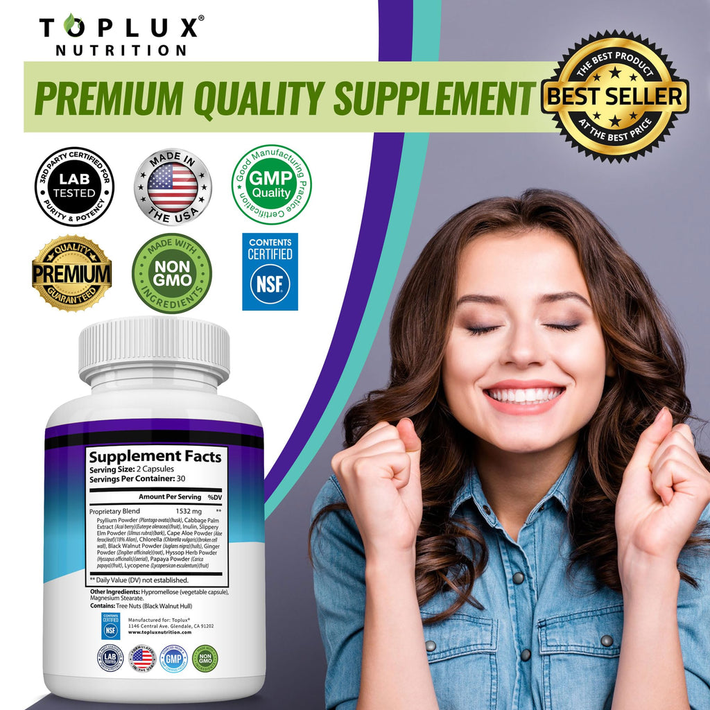 Toplux Keto Detox Pills Advanced Cleansing Extract